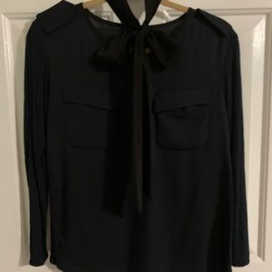 frilly feminine and professional blouse